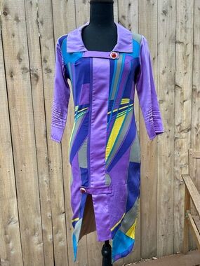 Bright Silk Party Dress